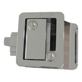 Fechadura Porta Motorhome Trailer Cromada C/ 02 Pares Chave