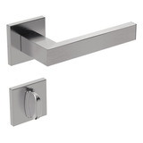 Fechadura Quadrada Inox Escovado 1620/ix60 55mm