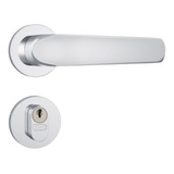 Fechadura Stam 1601/09 Porta Externa Roseta Inox 55mm