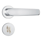 Fechadura Stam 823/09 Banheiro Roseta Larga Redonda Inox Cor Cromado