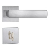 Fechadura Stam Porta Banheiro 823/35 Escovado Roseta Inox