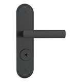 Fechadura Tetra Chave Externa Stam Preto Fosco 1800/35 40mm
