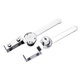 Fechadura Vitrine De Sobrepor 160mm Cromado