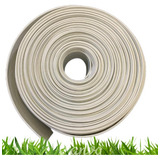Fechamento De Portão Fita Pvc Divisor De Grama 50 Metros
