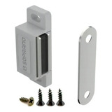 Fecho Magnetico Imã P/portas,cinza Kit 06 Pçs + Paraf. Cor Cinza
