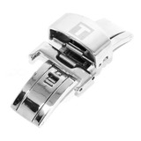 Fecho Tissot Deployant Prata 16mm Em Aço Inoxidável 