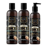 Felps Men Kit Para Barba E Cabelo Poker Shampoo Cond + Balm