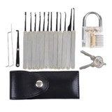 Ferramenta Kit Lock Pick Micha Extrator Cadeado Transparente