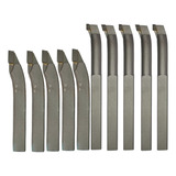 Ferramentas Soldada Torno Iso6, Iso9 - 16x16mm Kit 10 Pcs