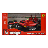 Ferrari C Sainz Formula Racing 2023 Escala 1,43 Burago Cor Vermelha