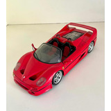 Ferrari F50 Escala 1/18 Maisto Vermelho Miniatura Coleção