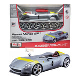 Ferrari Monza Sp1 - Kit Em Metal P/ Montar - 1/24 - Maisto