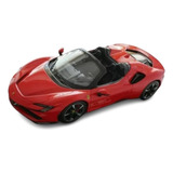 Ferrari Sf90 Spider Rosso Corsa Bbr Miniatura 1/18