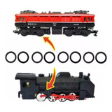 Ferrorama - Borracha Roda Tração Locomotiva - 04 Pares Novos