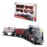 Ferrorama Trem Eletrico Luz E Som Dm Toys Locomotiva 85,5cm