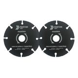  Fertak Kit Com 2 Discos Corte Serra Com Tungstênio 110 X 20 Mm Cor Preto