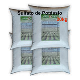 Fertilizante Sulfato De Potassio 20kg Hidroponia Soluvel