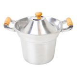 Fervedor Leite Inderramável Aluminio Batido Grosso 2 Litros