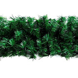 Festão Natal Aramado Verde Qualidade 2 Metros-200 Galhos Gg