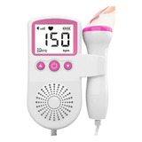 Fetal Doppler Batimentos Bebe Monitor Ultrassom Cardiacos Cor Rosa