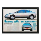 Fiat Coupé - Quadro Com Matéria Da Revista Quatro Rodas