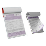 Ficha Anamnese Alongamento De Cílios + Bloco Cuidados Lilas