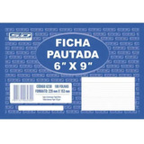 Ficha Pautada 6 X 9