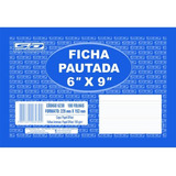 Ficha Pautada 6x9 100un 229x153 São