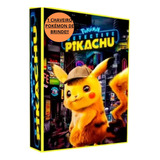 Fichário Álbum Pasta Pokemon Pikachu + 20 Folhas + 59 Cartas