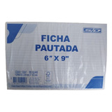 Fichas Pautadas São Domingos 6x9 229x53mm