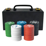 Fichas Poker Profissional 100un C/ Numeração