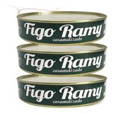 Figo Ramy Caramelizado - Doces David Lata 520g - Kit 3 Latas