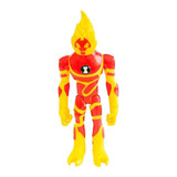 Figura Articulada - 30 Cm - Ben 10 - Chama - Sunny