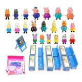 Figuras De Ação De Personagens Familiares De Peppa Pig, [u]