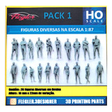 Figuras Humanas Na Escala 1:87 Ho - Flegler Designer