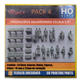 Figuras Humanas Na Escala 1:87 Ho (pack 4) Flegler Designer