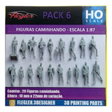 Figuras Humanas Na Escala 1:87 Ho (pack 6) Flegler Designer