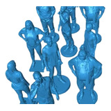 Figuras Humanas Para Diorama Escala 1/64 Pack 10