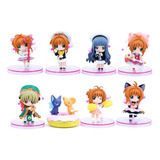 Figuras Sakura Card Captors - 7 Cm - Set 8 Peças Na Caixa 