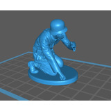 Figuras Soldados Alemães Segunda Guerra Escala 1/43 Pack 01