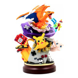 Figure Action Diorama Pokémon Charizard Pikachu
