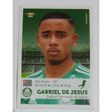 Figurinha Gabriel Jesus Campeonato Brasileiro 2015