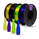 Filamento 3d Pla Translúcido 1kg Impressão3d Voolt Nacional