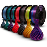 Filamento Pla Duo Color V-silk Premium