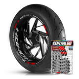 Filete Premium M2 + Adesivo Interno G Honda Cbr 1000f Roda