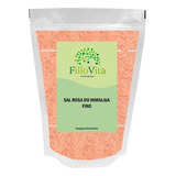 Fillovita Fine Salt Sal Rosa Do Himalaia Iodado Natural Em Zip Lock 2000 G