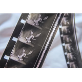 Filme 16mm Cinema - Projetor Antigo - Pernalonga Desenho 