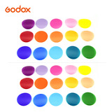 Filme De Gel Colorido Godox Colors Head V-11c Flashes Round