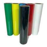 Filme De Recorte Termocolante Fosco Pu - Premium- 48cm X 1mt Cor Preto