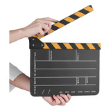 Filme De Tv Scene Clapper Action Erase Cut Dry Amarelo/preto
